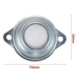 DINGGUANGHE-CUP Ball Casters 10 Pcs Nylon Roller Ball Trolley Furniture Castor Screw Mounted Ball Bearing Swivel Caster Tool Industrial Casters (Size : 0.5inch)