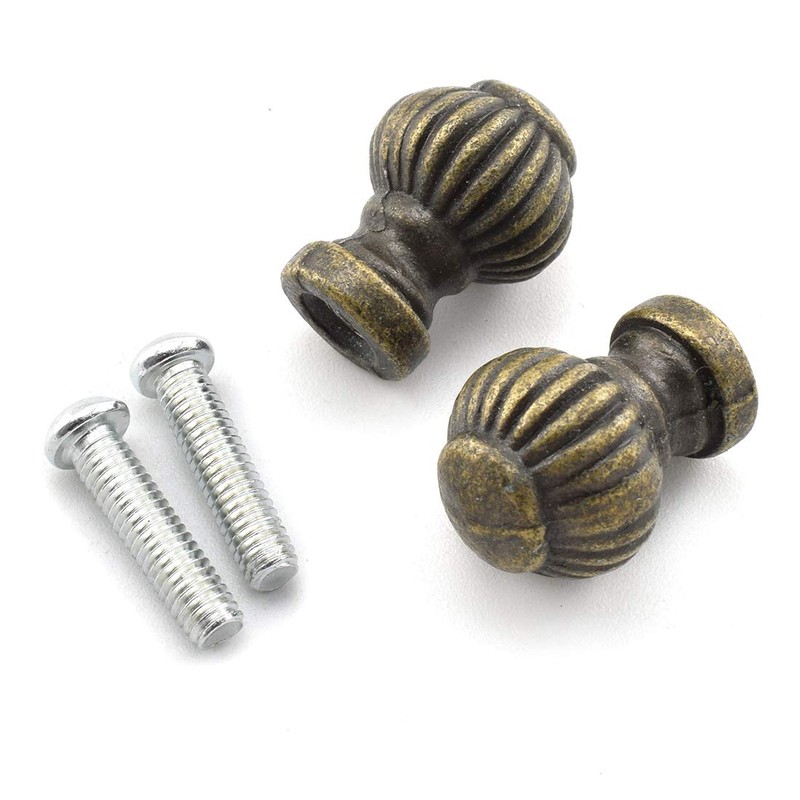 SDTC Tech 4-Pack Antique Lantern Pull Handle Mini Bronze Old