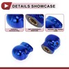 HEROFFIX 4 Pcs Skull Head Shape Tire Valve Stem Caps