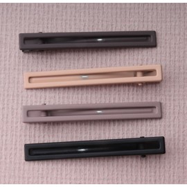 SOWAKA 4 Pcs Hollow Hair Clips for Styling Hair Barrettes Rectangle Cute Large Hairpins for Women Girls Hair Accessories DIY Crafting Wedding Birthday Party Hair Decoration (Rectangle)