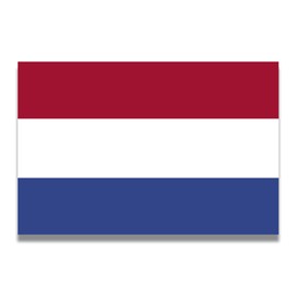 Magnet Me Up Netherlands Dutch Flag Magnet Decal, 4x6 Inches, Heavy Duty Automotive Magnet for Car, Truck SUV