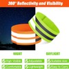 8 Pcs Reflective Running Gear, Runners Reflective Wristbands for Running,
