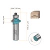 HARFINGTON Roundover Router Bit 1/2 Shank 5/32" Radius Carbide Tipped