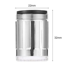 LED Faucet 3 Colors Temperature Sensitive LED Water Jet Color Changing Faucet Cool for Kitchen Bathroom Kitchen Bathroom Sink 1 Piece