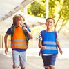 Purple 2-5 Years kids High Vis Reflective construction Safety vest
