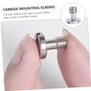 LABRIMP 10PCS Nickel Plated Camera Screws for Quick Release Plate