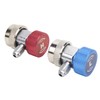 2pcs High Low Quick Coupler for R134A A/C Manifold Gauge