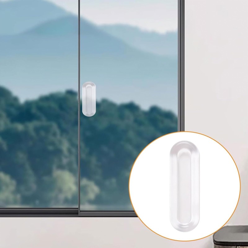 MOROBOR Clear PU Self-Adhesive Pulls, 8 Pcs Recessed Finger Pulls
