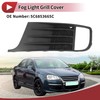 HEROFFIX 1 Pc Fog Light Grill for Volkswagen Jetta MK6