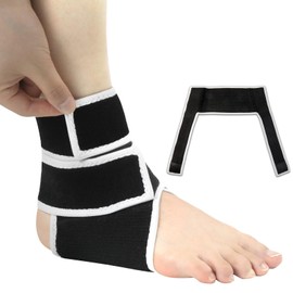 MKEFMEI Ankle Brace for Women & Men, Adjustable Elastic Ankle Support Brace for Sprained, Achilles Tendonitis & Plantar Fasciitis Relief