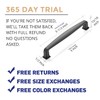Ravinte 5 Pack Solid 5 Inch Kitchen Cabinet Handles Matte