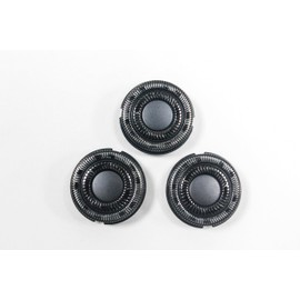 Grundig Ersatzscherkopf MSR 81 (GMS3910), Scherteile für den Herrenrasierer ProClub MS 8130, 3 Ersatzscherköpfe, Titanium Blades Technologie, einfacher Austausch, nachhaltige Verpackung