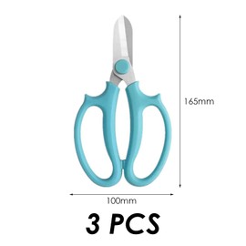 SLEEKEE 3 Stück Blumenschere Aus Edelstahl, Gartenschere, Blumenschere, Pflanzenbeschneidungswerkzeuge, Gartengeräte