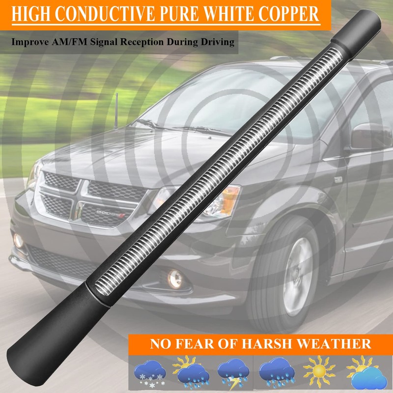 7 Inch Antenna Replacement for Dodge Grand Caravan (2008-2018), Dodge