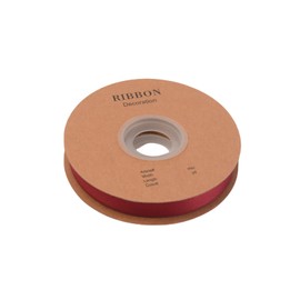 RibFlox Double Side Satin Ribbon, Continuous 20 Yards,Use for Craft Bows Bouquet, Gift Wrapping, Wedding Decoration, Floral Arrangement (Burgandy, 5/8 inch)