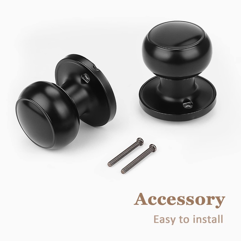 Probrico (10 Pack Classic Closet Door Knobs Dummy Door Knob,