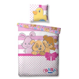 Animal Friends Bed Linen 100 cm x 135 cm + 40 cm x 60 cm