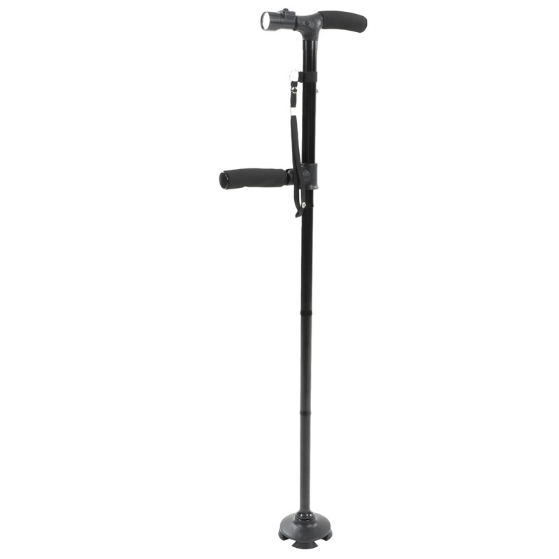 Folding Walking Cane with LED Light Anti Slip Bottom 360