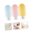 Baluue 3pcs Portable Travel Bottles Leak Empty Lotion Containers for