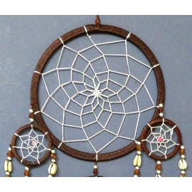 Dream catcher hand crafted fair trade dreamcatcher boys girls traditional natural brown