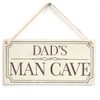 Dad’s Man Cave - Fun Traditional Design Style Handmade Sign