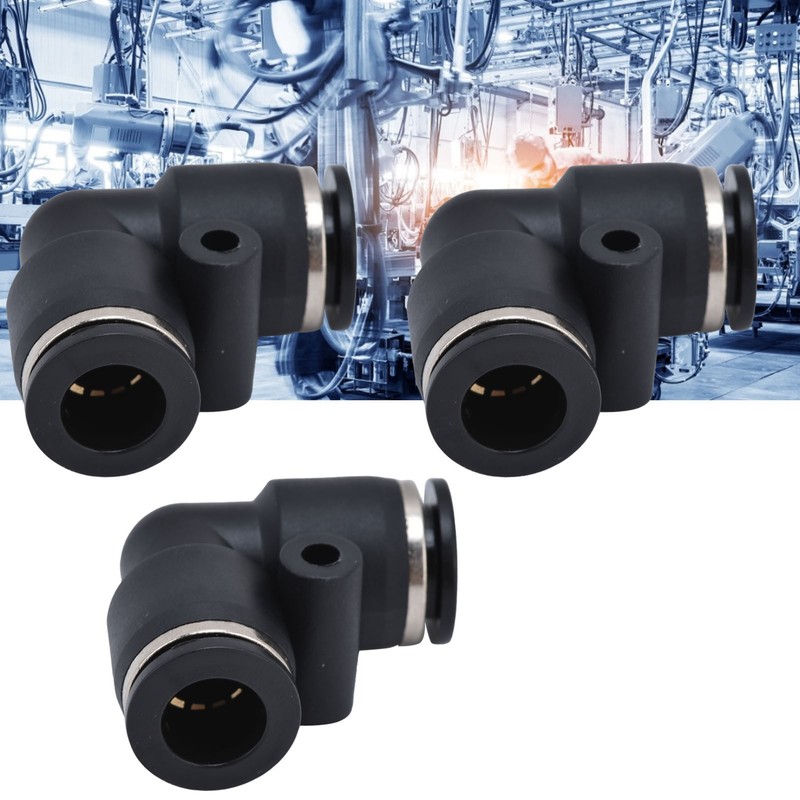 10pcs Pneumatic Connector Durable ABS Replaceable Practical Connecting Accessories for