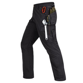 Zoofly Mens Cargo Pants Waterproof Hiking Pants for Men Ripstop Tactical Pants Multi Work Pants with 7 Pockets