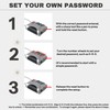UP Security TSA Approved Luggage Locks - Small Combo Travel