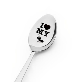 Aunt Birthday Gifts from Niece Nephew I Love My Aunt Gifts for Women Aunty Spoon Gifts for Aunty Auntie Aunt Christmas Gift for Aunt Ice Cream Coffee Tea Spoon for Tea Coffee Lovers Gift Spoons