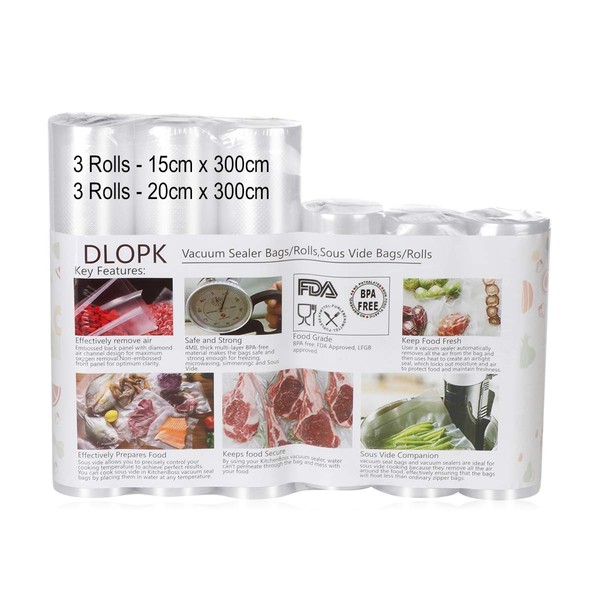 Sacs Sous Vide Pack of 6 Packs 15 x 300