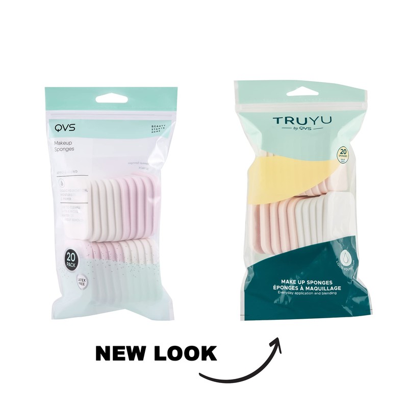 Truyu 20 Rectangle Makeup Sponge (20pk) - Perfect Makeup Blender