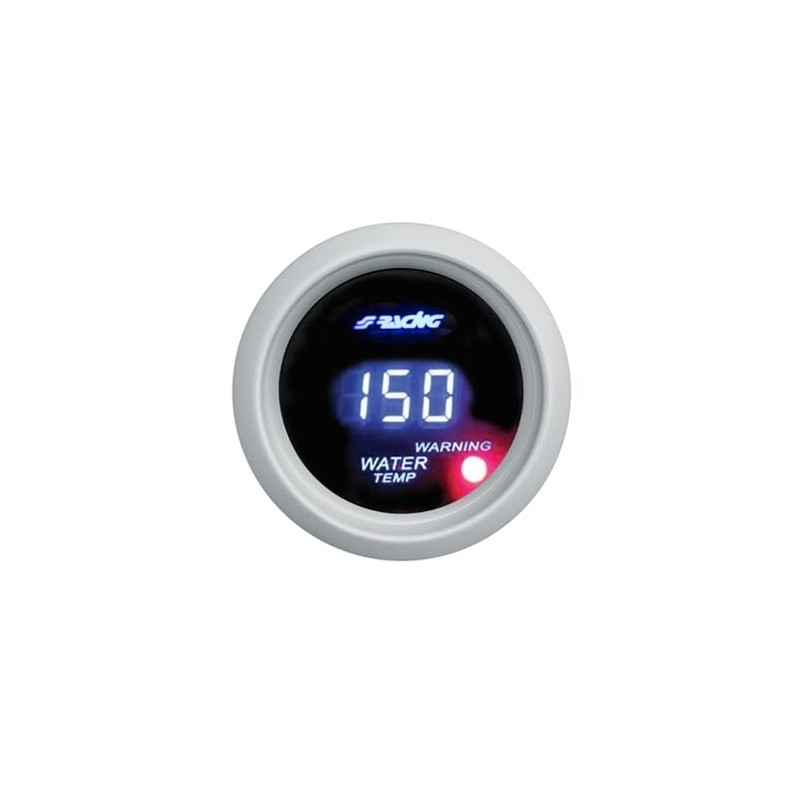 Simoni Racing WT/D Digital Water Temperature Display with Sensors, Blue