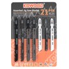 KOWOOD Jigsaw Blades Set with Case 21 Piece T-Shank Assorted