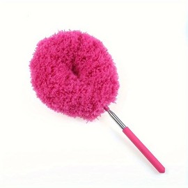 Ceiling Fan & Household Dust Buster: Removable Microfiber Duster with Washable Feature, Ideal for Summer and Fall Cleaning   tool, a Decoration-worthy Housekeeping Essential, Extension Pole Ceiling Fan Duster:_Pink_1 Pack
