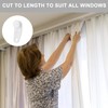 50Pcs white curtain track hooks - plastic curtain track hooks