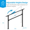 Wrought Iron Handrails for Outdoor Steps - Exterior Hand Rails