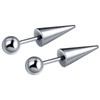 feilok Stainless Steel Stud Earrings Cartilage Piercing for Men Women
