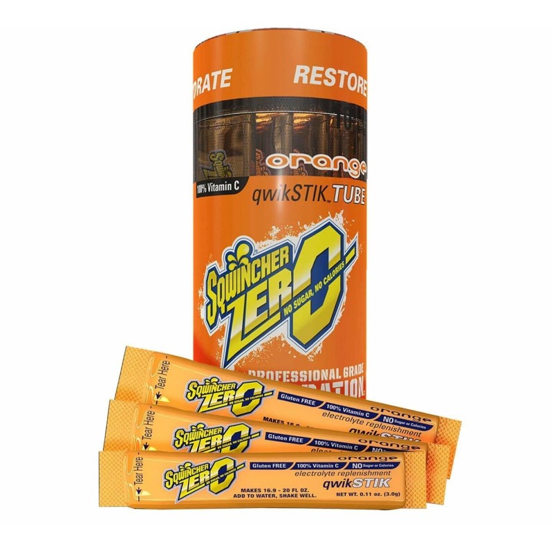 Sqwincher ZERO Sugar Free Electrolyte Powder Beverage MIXED BERRY 30