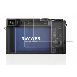 Savvies 6 Pack Screen Protector compatible with Panasonic Lumix DMC-TZ100 Protection Film Clear