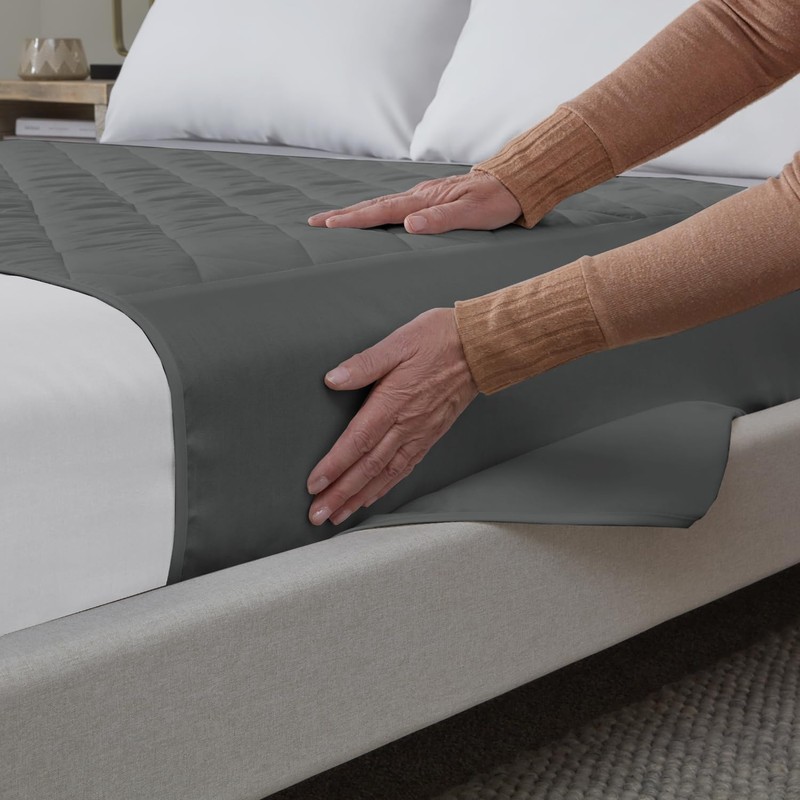 Waterproof bed pad with wings by GuardedSleep | Premium quality