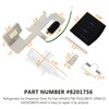 GYOFFULL 8201756 W10823377 Refrigerator Ice Dispenser Door Chute Kit Compatible