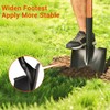 LA ZINNIA 41" Round Shovel, Garden Tool with D-Handle, Shovel
