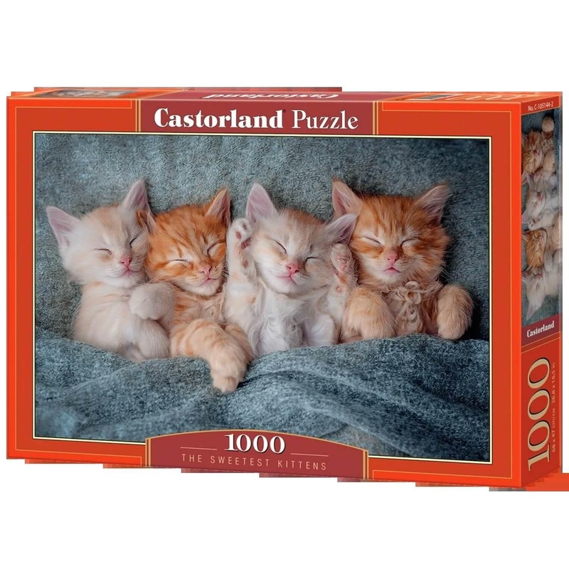 Castorland 1000 Piece Jigsaw Puzzle: The Cutest Kittens