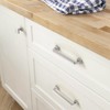 FURNIWARE Cabinet Handles,10 Pack Brushed Nickel Hardware Drawer Pulls,Zinc Alloy