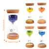 Sand Timer Set 3/5/10/15/30 Minutes, Timer, Hourglass, Colourful Hourglass Set,