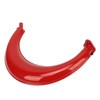 Exhaust Muffler Red Exhaust Silencer Pipe Half Moon Shape 40mm