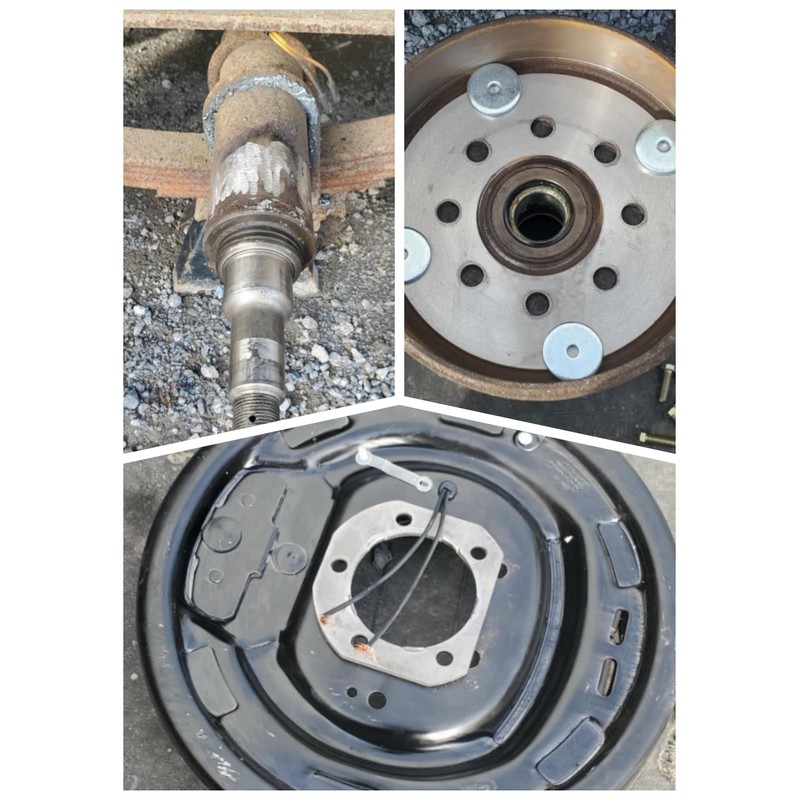 BBMTA Replacement Trailer Brake Backing Plate Flange 5200 7000 6000#