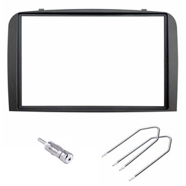 Sound-way - Double DIN Car Radio Frame Installation Kit, 2 DIN Front Panel Frame Stereo compatible with