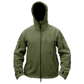 ReFire Gear Men's Warm Military Tactical Sport Fleece Hoodie Jacket (XL, Army Green)