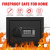 1.6 Cub Fire Proof Safe for Home Documents, Anti-Theft Digital
